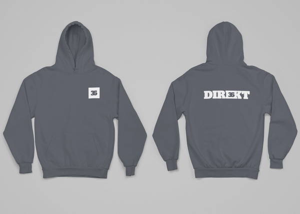 Unisex kapucnis pulóver - Direkt 36 logóval